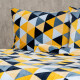 4Home Povlečení mikroflanel Scandi triangle, 160 x 200 cm, 70 x 80 cm - thumb (2)