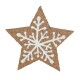 Altom Korková podložka pod hrnek Winter star10 x 10 x 0,3 cm, sada 6 ks - thumb (0)