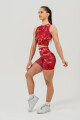 Dámské šortky Nebbia Barbell Therapy Hammies Red L - thumb (0)