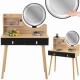 ArtJum Toaletní stolek SCANDI 2 černá | CM-324350 - thumb (1)
