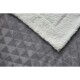 Jerry Fabrics Deka beránková Triangle světle šedá,  150 x 200 cm - thumb (1)