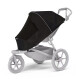 Městský kočárek Thule Urban Glide 4-wheel Soft beige + korbička Black AKČNÍ SET 7v1 - thumb (2)