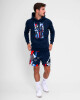 Pánská mikina BIDI BADU  New York 2024 Logo Chill Hoody Dark Blue/Red - thumb (2)