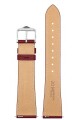 Řemínek Hirsch Bologna - burgundy - 19 mm - L – Standardní délka (doporučujeme) - 16 mm - Zlatá - thumb (2)