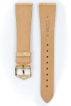 Řemínek Hirsch Massai Ostrich - béžový, bílé prošití - 16 mm - M – Střední délka - 14 mm - Zlatá - thumb (2)
