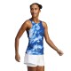 Dámské tílko adidas  Melbourne Tennis Y-Tank Top Multicolor/Blue L - thumb (4)