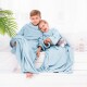 Decoking Deka s rukávy Lazy Kids modrá, 90 x 105 cm - thumb (0)