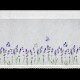 ArtFir Krátká záclona ELLA P | bílá/fialová 150 x 60 cm - thumb (1)
