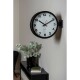 Karlsson 5966WH oboustranné nástěnné hodiny 38 cm - thumb (1)