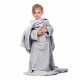 Decoking Deka s rukávy Lazy Kids ocelová, 90 x 105 cm - thumb (1)