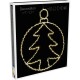 Vánoční závěsná LED dekorace Kerstball Tree 250 LED, 48 cm - thumb (1)