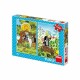 Dino Puzzle Krtek 2x48 dílků 18x26cm v krabici 27x19x4cm - thumb (2)