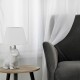 Homede Záclona Kresz Loops, bílá, 280 x 240 cm - thumb (2)