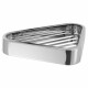 GEDY 3283 Smart rohová police do sprchy, 17 x 3 x 17 cm, stříbrná - thumb (0)