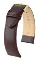 Řemínek Hirsch Osiris (NO QR)  - hnědý - 16 mm - M – Střední délka - 14 mm - Zlatá - thumb (1)