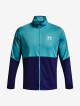 Pánská bunda Under Armour  PIQUE TRACK JACKET-BLU L - thumb (4)