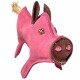 PafDog Prasátko Pinky hračka pro psy z kůže a juty, 28 cm - thumb (0)