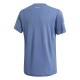 Dětské tričko adidas  B Club 3STR Tee Blue 128 cm - thumb (2)