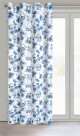 ArtFir Závěs CAREN K | modré květiny 140 x 250 cm - thumb (2)