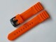 Silikonový řemínek Vostok Europe pro VK61-571F612 - oranžový/černá spona - thumb (1)