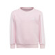 Dětská mikina adidas  Essentials 3-Stripes Crew Neck Clear Pink 116 cm - thumb (0)