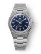 Nivada Grenchen F77 Titanium Dark Blue Aventurine - Canvas Velcro Strap - thumb (1)