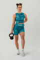 Dámské šortky Nebbia Barbell Therapy Hammies Green M - thumb (0)