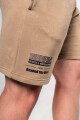 Pánské šortky Nebbia  Gym Sweatshorts GYM BRO Light Brown XL - thumb (4)