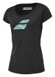 Dámské tričko Babolat  Exercise Flag Tee Women Black Heather L - thumb (3)