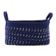 Altom Bavlněný hranatý košík Dark blue, 21 x 31 x 16 cm, S - thumb (1)