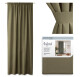 ArtFlhf Zatemňovací závěs OXFORD PLEAT P | 140 x 250 cm Barva: Kaki - thumb (2)