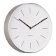Karlsson 5732WH designové nástěnné hodiny, pr. 28 cm - thumb (1)