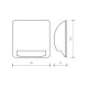 Panlux PN42100024 Zahradní LED nástěnné svítidlo Leon square hnědá, 4 W - thumb (2)