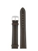 Kožený řemínek Junkers XL 20mm - tmavě hnědý/bílé prošití - thumb (0)