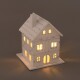 Vánoční svítící dekorace Dřevěný domek, 8 x 10 x 8 cm, LED - thumb (2)