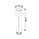 Rabalux 76013 stolní LED lampa Taena, 4 W, stříbrná - thumb (6)