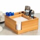 Kesper 70851 Kuchyňský organizér bambus, 5 přihrádek, 18 x 9 x 18 cm - thumb (1)