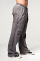 Pánské tepláky Nebbia  Washed-off Gym Sweatpants NO SHORTCUTS Light Grey XL - thumb (4)
