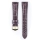 Řemínek Hirsch London Alligator - taupe, lesk - 14 mm - M – Střední délka - 12 mm - Zlatá - thumb (1)