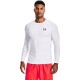 Under Armour tričko UA HG Armour Fitted LS bílá - thumb (4)