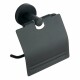 AQUALINE SB207 Samba držák toaletního papíru s krytem, černá - thumb (0)