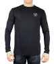 Pánské tričko Virtus  Joker Melange LS Tee Black S - thumb (3)