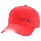 Sixtol Kšiltovka s LED světlem B-CAP 25lm, USB, uni, červená - thumb (1)