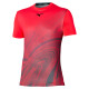 Pánské tričko Mizuno  Charge Shadow Graphic Tee Radiant Red M - thumb (0)