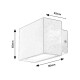 Rabalux 77074 venkovní nástěnné LED svítidlo Mataro 7 W, bílá - thumb (5)