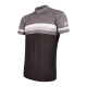 Pánský cyklistický dres Sensor  Cyklo Summer Stripe Black/Grey L - thumb (0)