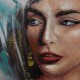 ArtFir Obraz WOMAN 604 | šedá 80 x 120 cm - thumb (1)