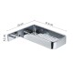 GEDY A91913 Il Giglio police do sprchy, 25 x 4,2 x 21,5 cm, chrom - thumb (1)