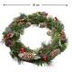 Vánoční zdobený věnec Milano, 34 cm - thumb (1)