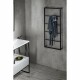 SAPHO Ska501 Ska nástěnný sušák ručníků 45 x 115 x 10 cm, černá mat - thumb (1)